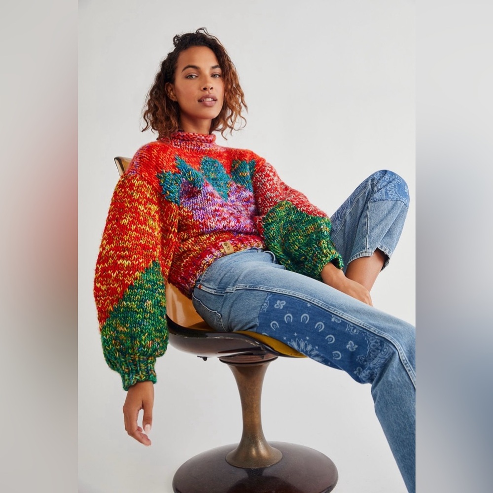 Free People Plush Armour Mock Sweater - Picture 1 of 3